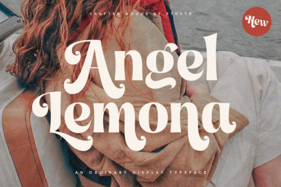 Angel Lemona: A Swirly Display Font for Bold Designs