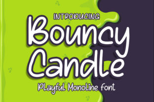 Bouncy Candle: A Playful Display Font for Modern Designs