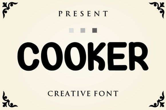 Cooker: The Friendly Uppercase Display Font for Every Project