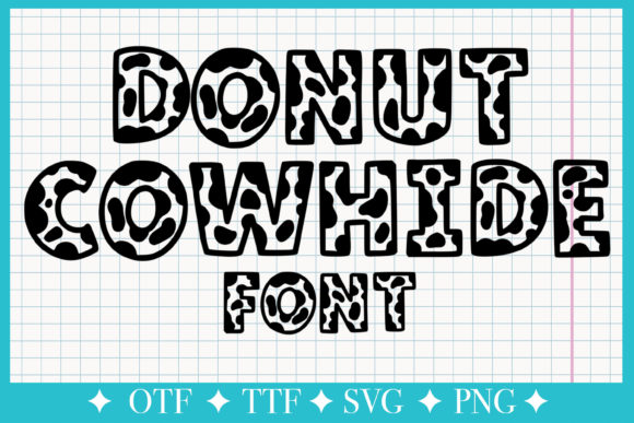 Discover Donut Cowhide: A Charming Hand-Drawn Display Font