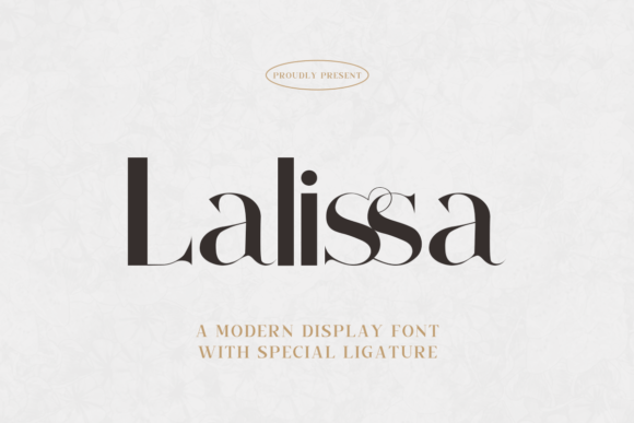 Discover Lalissa: A Modern Sans Serif Display Font