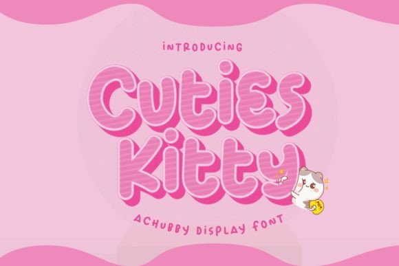 Discover the Charming Cuties Kitty Display Font