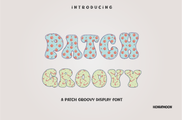 Discover the Fun and Versatile Patch Groovy Display Font