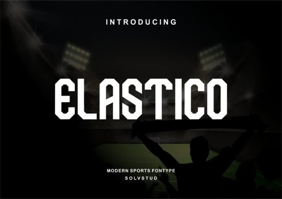 Elastico: A Modern Display Font for Dynamic Designs