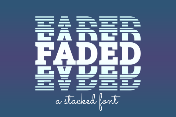 Faded: A Display Font That Brings Modern Elegance to Your Designs