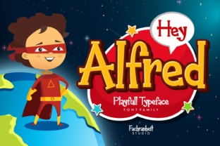 Hey Alfred: A Playful Display Font for Bold Projects