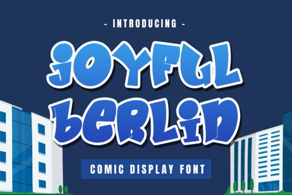 Joyful Berlin: A Playful Comic Font for Creative Projects