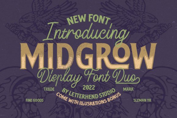 Midgrow Duo: A Classy Font Pair for Modern Design