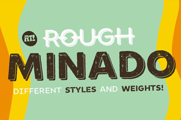 Minado Rough: A Bold Display Font for Modern Design