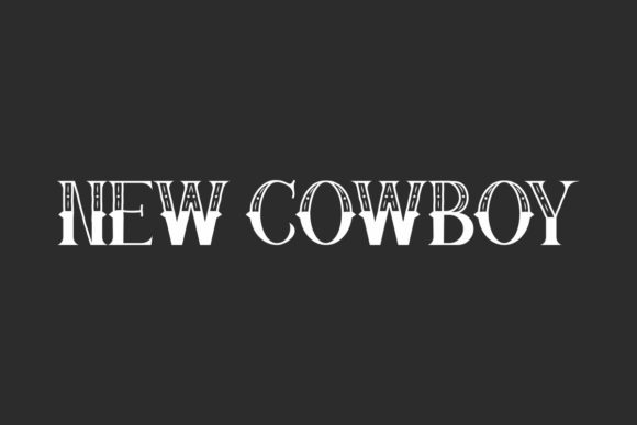 New Cowboy: Your Rustic Display Font for Authentic Design