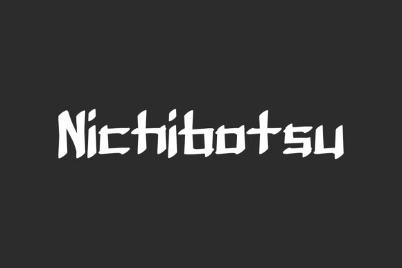 Nichibotsu: A Bold Japanese Display Typeface