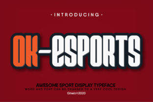 Ok-Esports: A Bold Font for Dynamic Designs