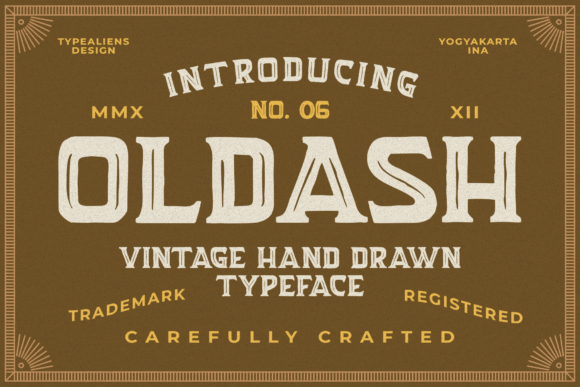 Oldash: A Bold Serif for Vintage & Motorcycle Design