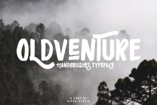 Oldventure: A Handcrafted Display Font for Unique Designs