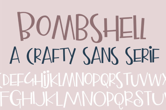PN Bombshell: The Quirky Display Font for Relaxed Designs