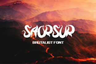 Saorsur: A Psychedelic Display Font for Bold Creations