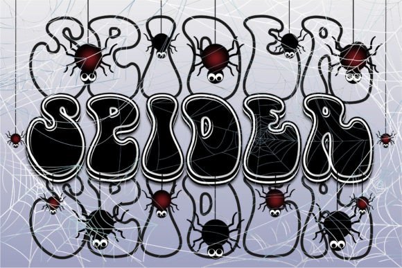Spider: A Cheerful Display Font to Make Your Designs Pop