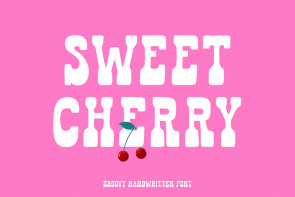 Sweet Cherry: A Groovy Display Font for Modern Designs